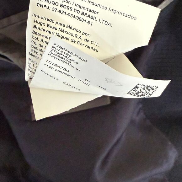 BOSS Hugo Boss Navy Blue Wool Sport Jacket Blazer Suit Separates - US 42R - Picture 9 of 16